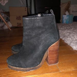 All Saints Brown Suede Leather Bootie size 37
